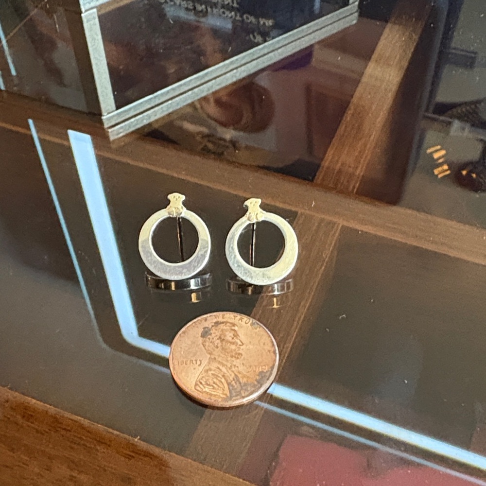 Tous Silver Hoop Earrings